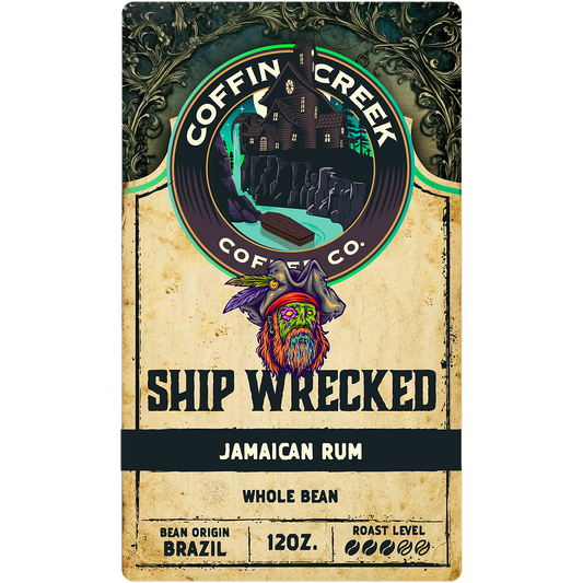 Coffin Creek Ship Wrecked Jamaican Rum Beans (12oz/340g)