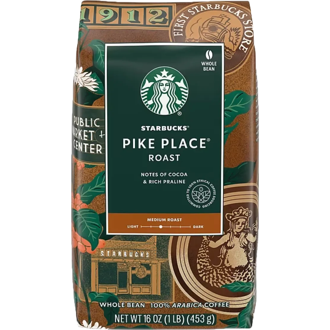 Starbucks® Pike Place® 16oz Whole Bean Coffee Greenbelt Coffee