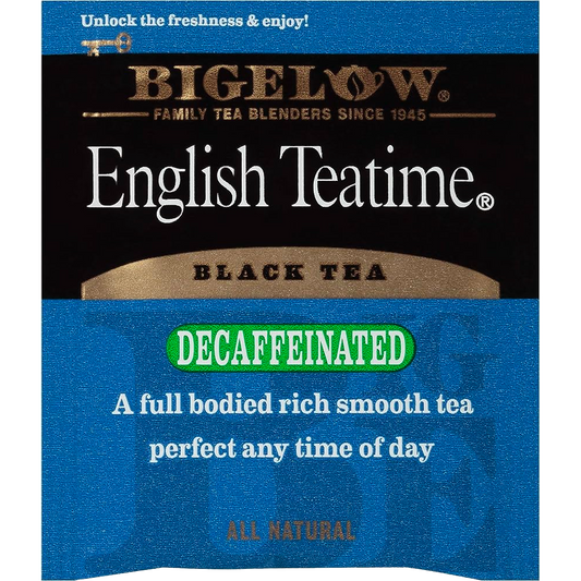 BigelowÂź English Teatime Decaffeinated Black Tea (28 Pack)
