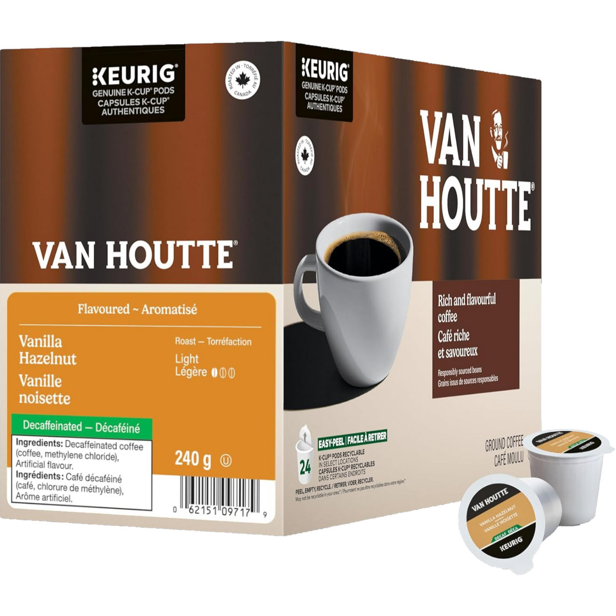 Van Houtte® Vanilla Hazelnut Decaf (24 Pack)