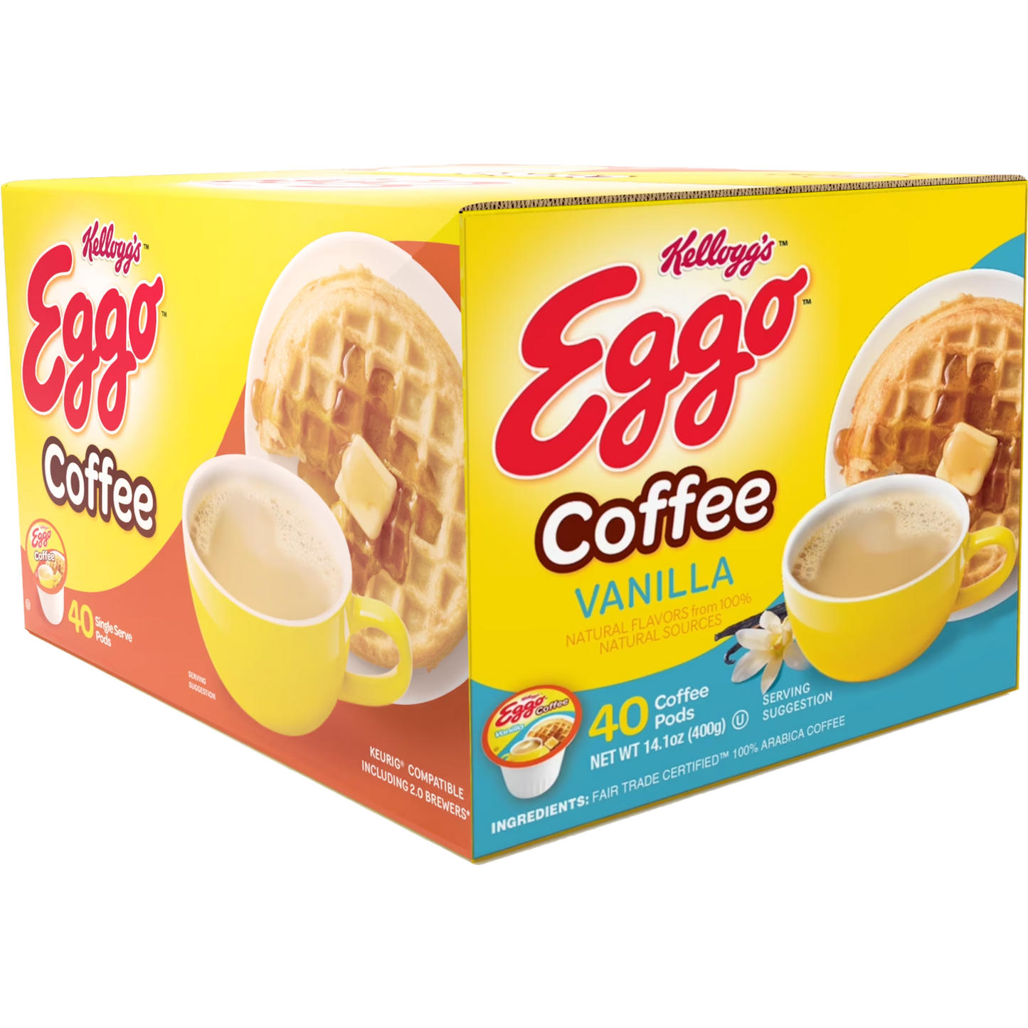 Kellogs™ Eggo™ Vanilla Coffee (40 Pack)