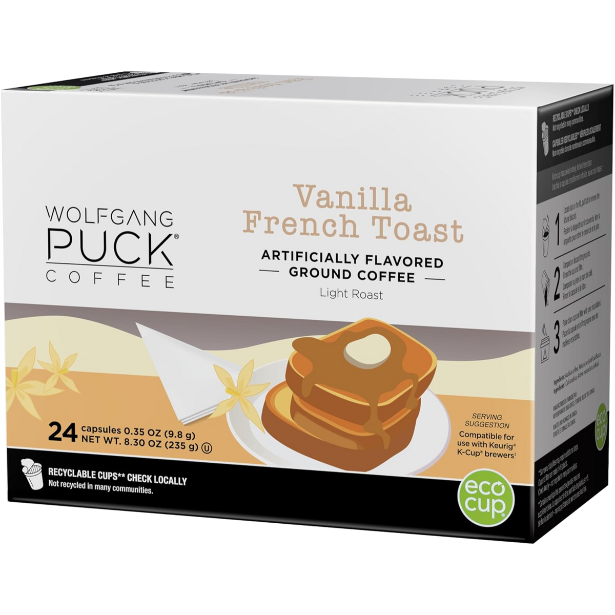 Wolfgang Puck® Vanilla French Toast (24 Pack)