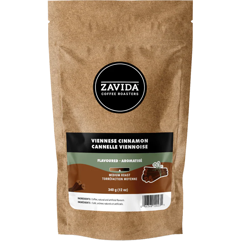 Viennese Cinnamon Ground Coffee – 10oz – Medium Dark Roast – American Vintage Coffee