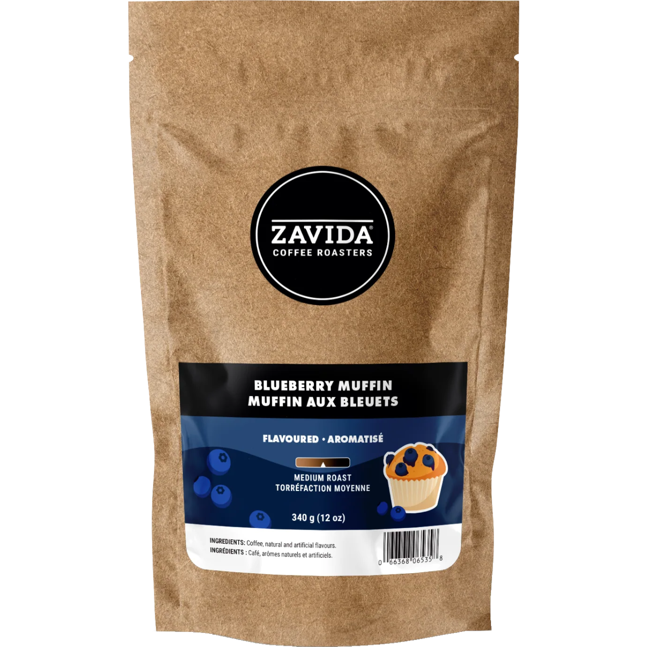Zavida® Whole Bean Blueberry Muffin (12oz/340g)