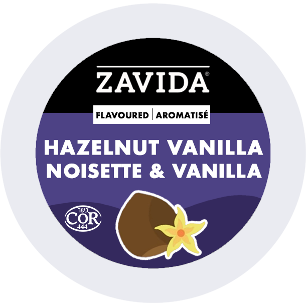 Zavida® Hazelnut Vanilla (24 Pack) – Greenbelt Coffee
