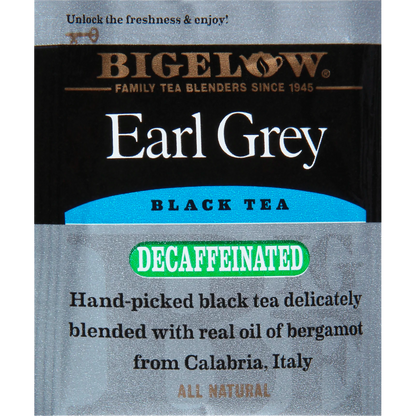 Bigelow® Earl Grey Decaf Tea Bags (20 Pack)