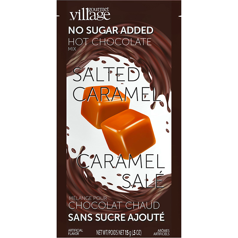 Gourmet du Village No Sugar Added Salted Caramel Hot Chocolate (15g/0.5oz)