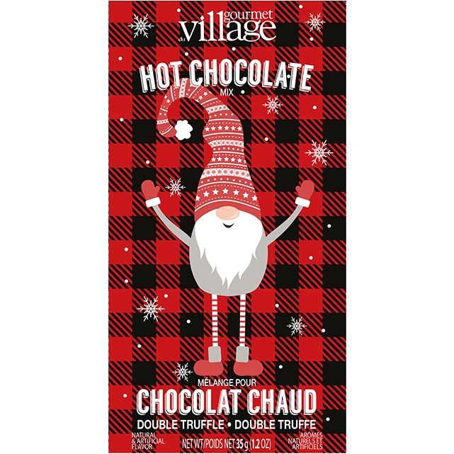 Gourmet du Village Plaid Gnome Hot Chocolate (35g/1.2oz)