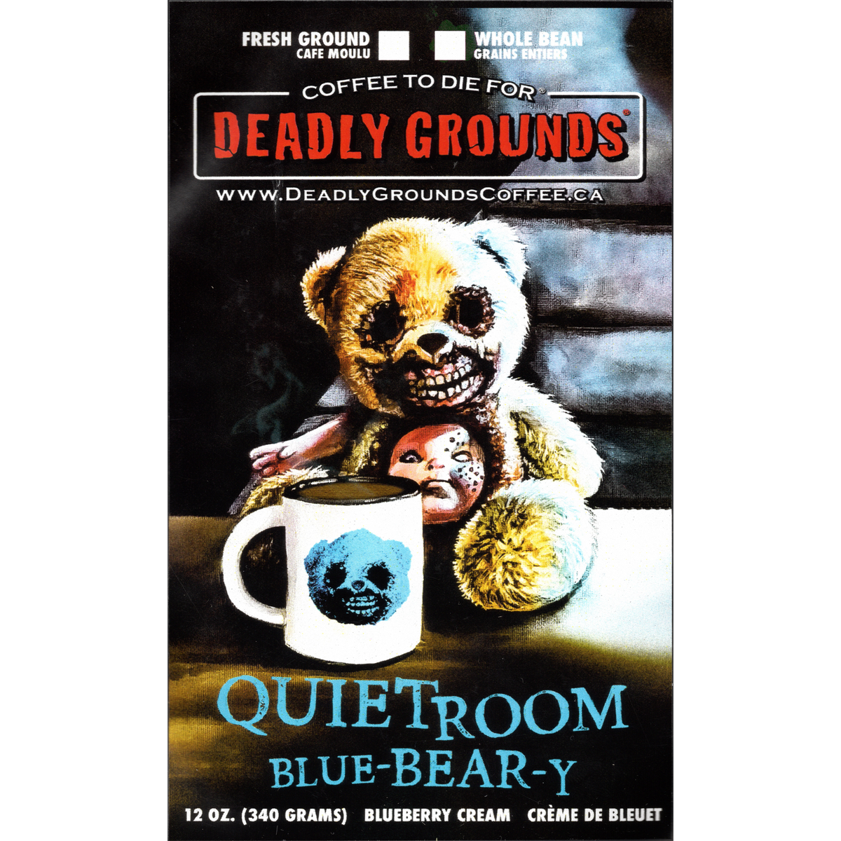 Coffin Creek Quiet Room Blue-Bear-y Beans (12oz/340g)