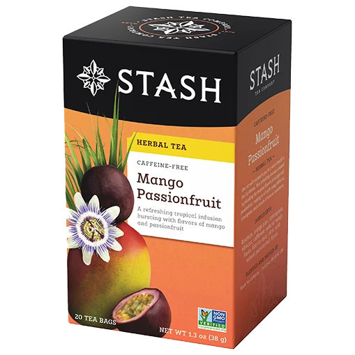 Stash Mango Passionfruit Caffeine Free Herbal Tea (20 Pack)