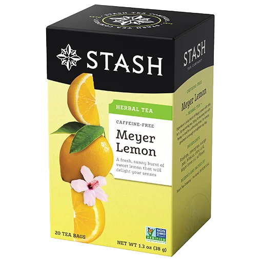 Stash Meyer Lemon Caffeine Free Herbal Tea (20 Pack)