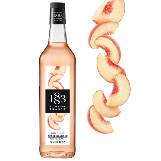 1883 Maison Routin White Peach Syrup (1L)