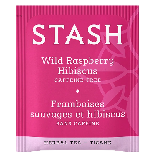 Stash Wild Raspberry Hibiscus Caffeine Free Herbal Tea (20 Pack)