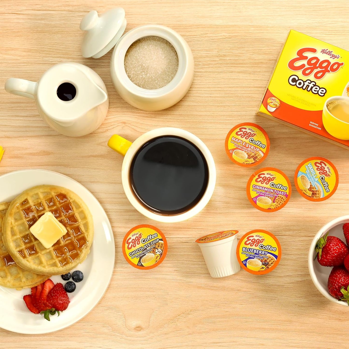 Kellogs™ Eggo™ Vanilla Coffee (40 Pack)