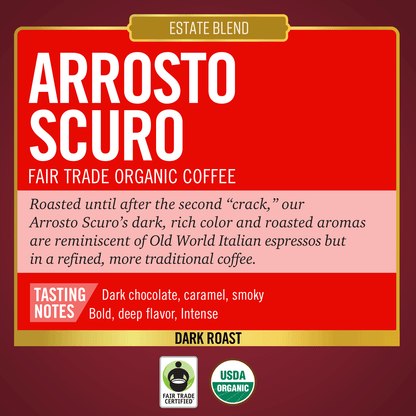 Barrie House® Arrosto Scuro Fair Trade Organic (24 Pack)