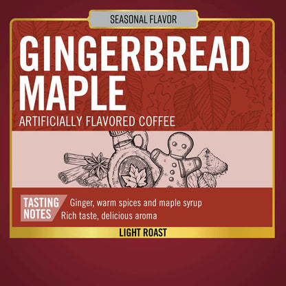 Barrie House® Gingerbread Maple (24 Pack) - Seasonal