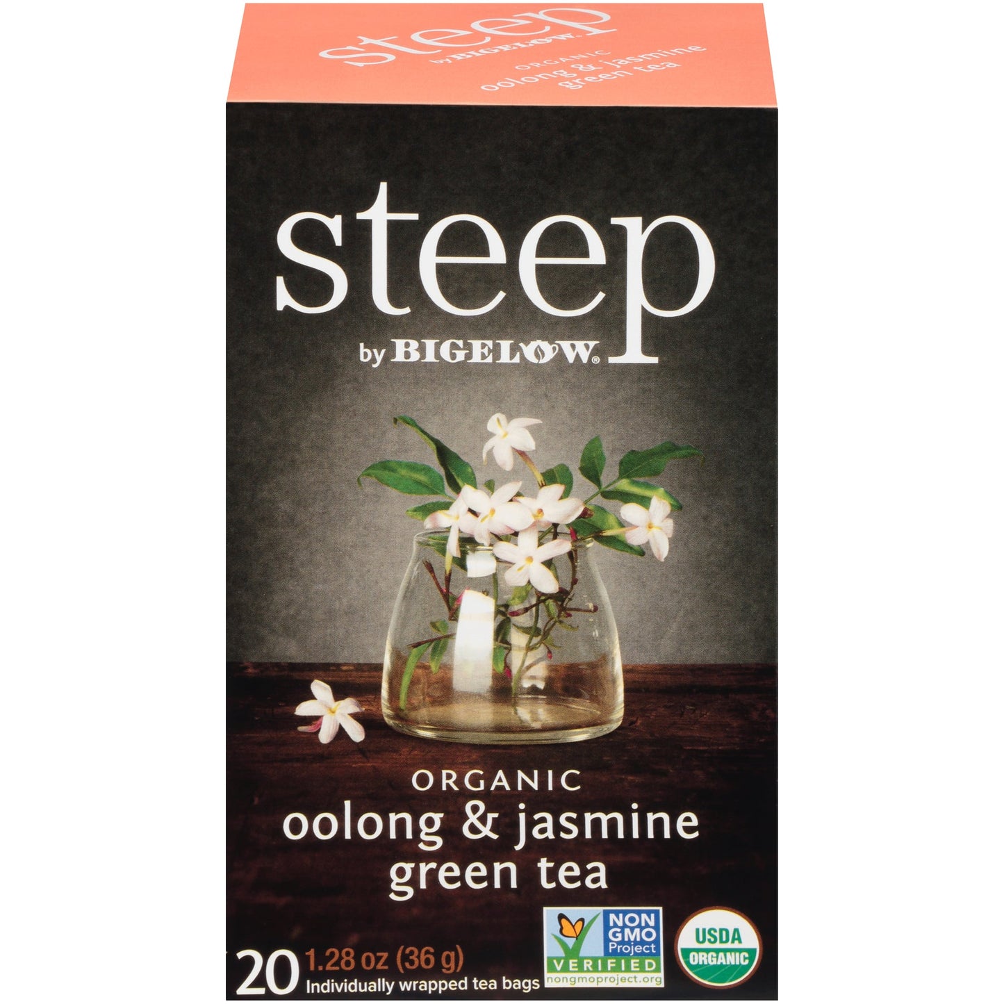 Steep by Bigelow® Organic Oolong & Jasmine Green Tea (20 Pack)