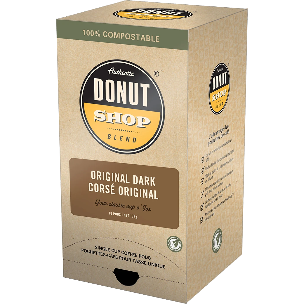 Authentic Donut Shop Original Dark Pods (16 Pack)