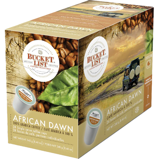 Bucket List Coffee Roastery® African Dawn (24 Pack)