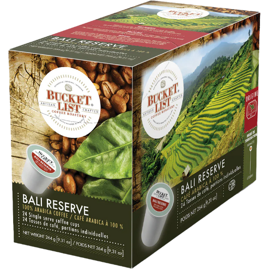 Bucket List Coffee Roastery® Bali Reserve (24 Pack)