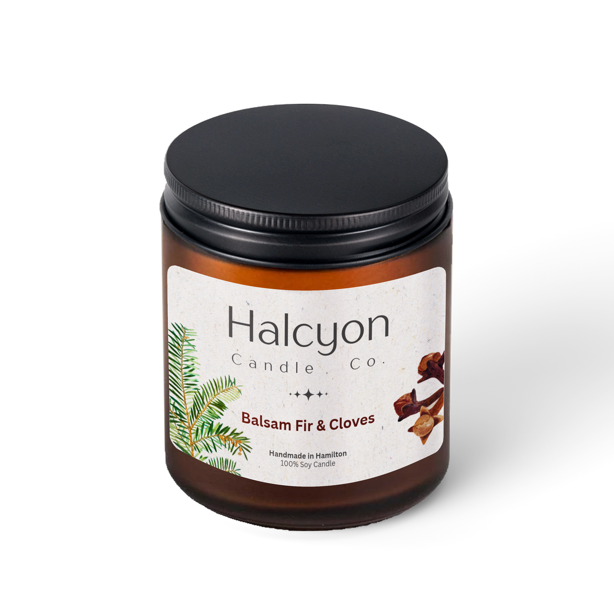 Halcyon Candle Co. Balsam Fir & Cloves Candle