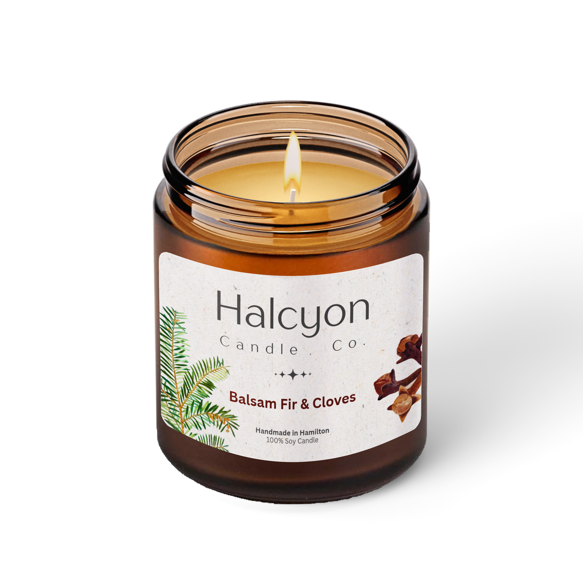 Halcyon Candle Co. Balsam Fir & Cloves Candle