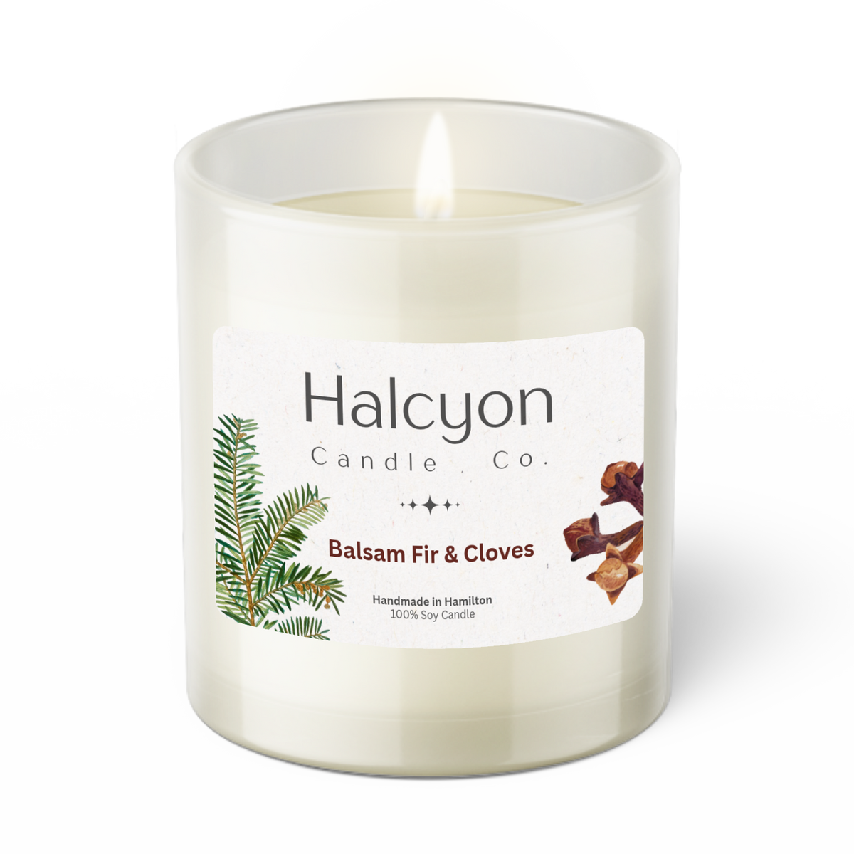 Halcyon Candle Co. Balsam Fir & Cloves Candle