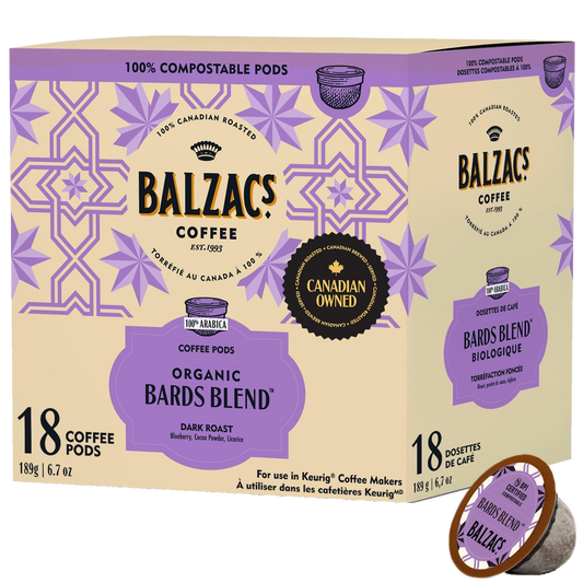 Balzac's Bards Blend Compostable K-Cup (18 Pack)