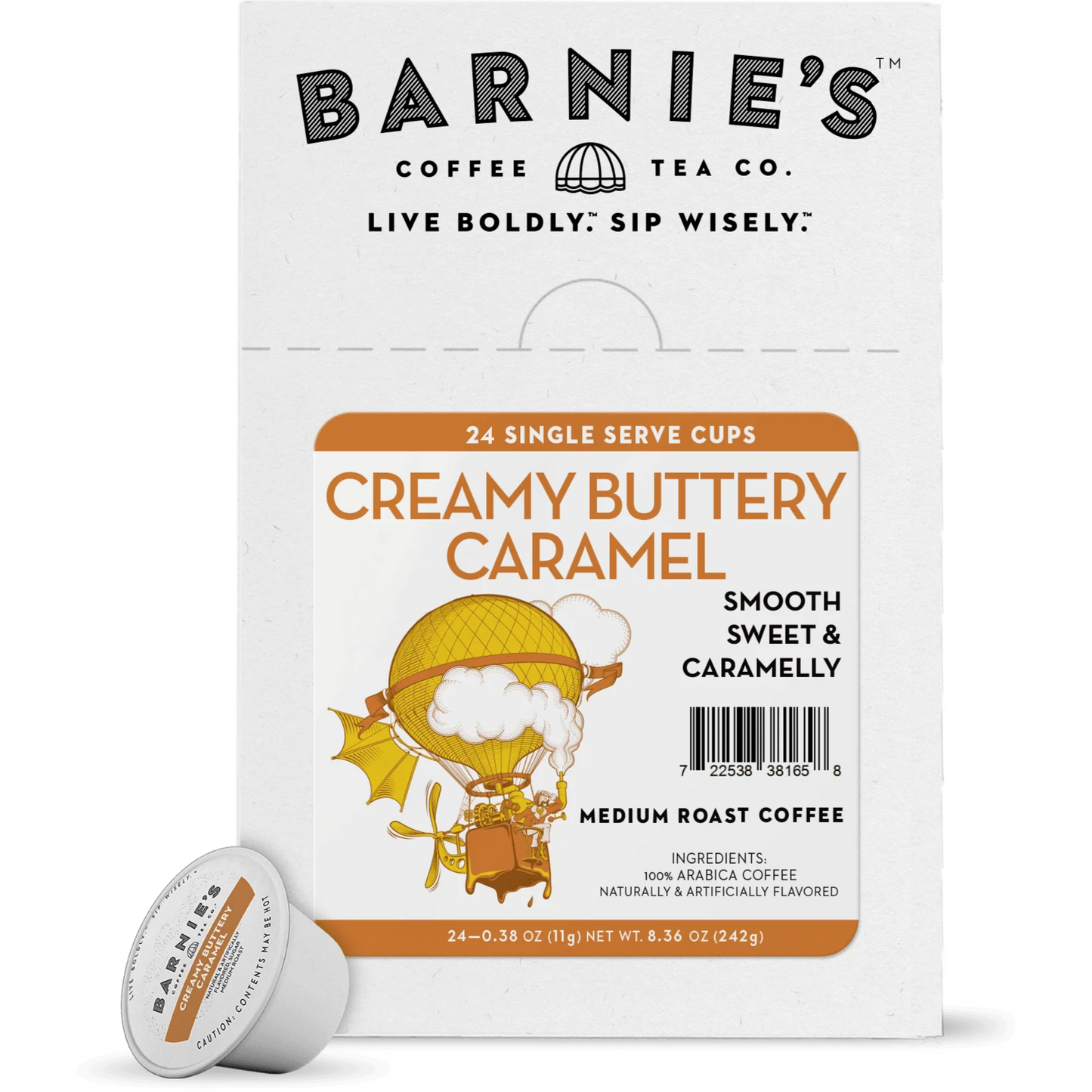 Barnie's Coffee & Tea Co.® Creamy Buttery Caramel (24 Pack)