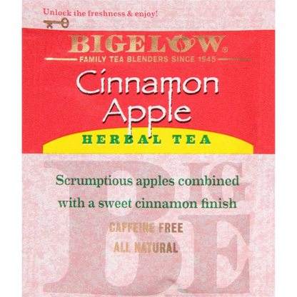 Bigelow® Cinnamon Apple Herbal Tea (28 Pack)
