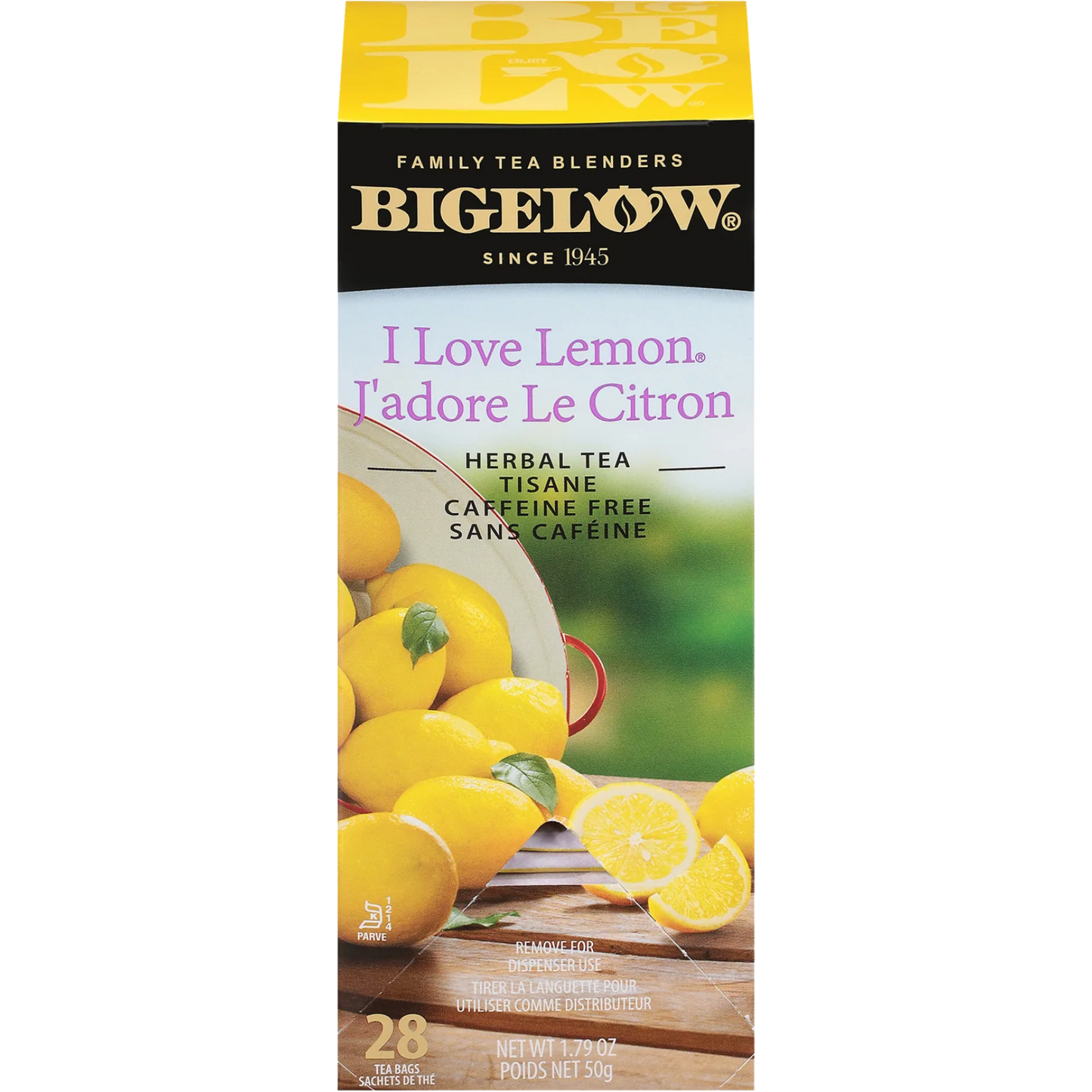 Bigelow® I Love Lemon Herbal Tea (28 Pack)