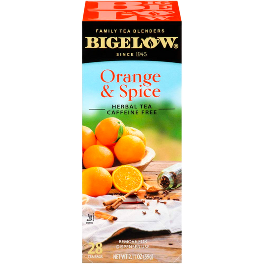 Bigelow® Orange & Spice Herbal Tea (28 Pack)