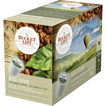 Bucket List Coffee Roastery® Big Five (24 Pack)