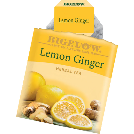 Bigelow® Lemon Ginger Herbal Tea (28 Pack)