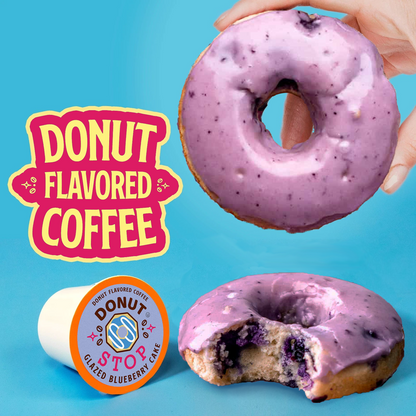 Donut Stop Glazed Blueberry Cake (40 Pack)
