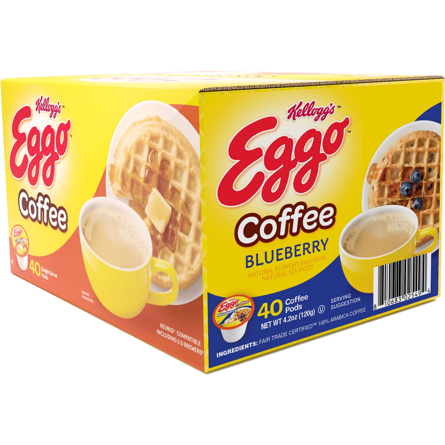 Kellogs™ Eggo™ Blueberry Coffee (40 Pack)