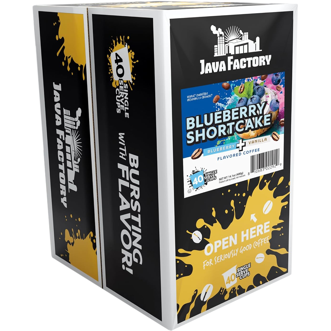 Java Factory Roasters Blueberry Shortcake™ (40 Pack)