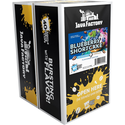Java Factory Roasters Blueberry Shortcake™ (40 Pack)