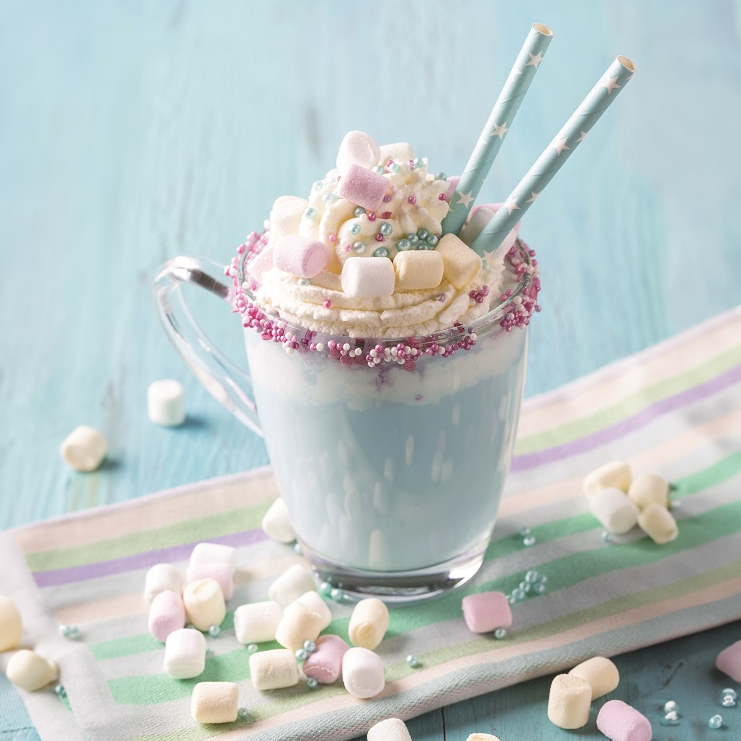 Gourmet du Village Blue Colour Changing White Hot Chocolate - Llama (35g/1.2oz)