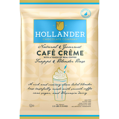 Hollander Café Crème Frappé Base 1.13kg Bag