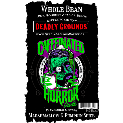 Deadly Grounds Caffeinated Horror Dude Beans (12oz/340g)