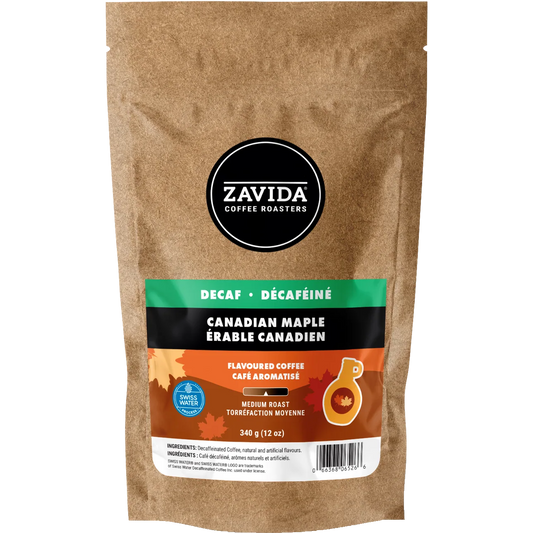 Zavida® Whole Bean Decaf Canadian Maple (12oz/340g)