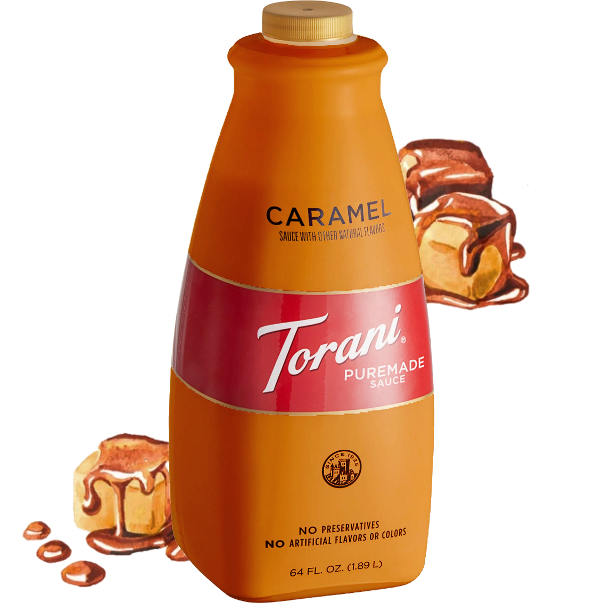 Torani® Puremade Caramel Sauce (64oz/1.89L)