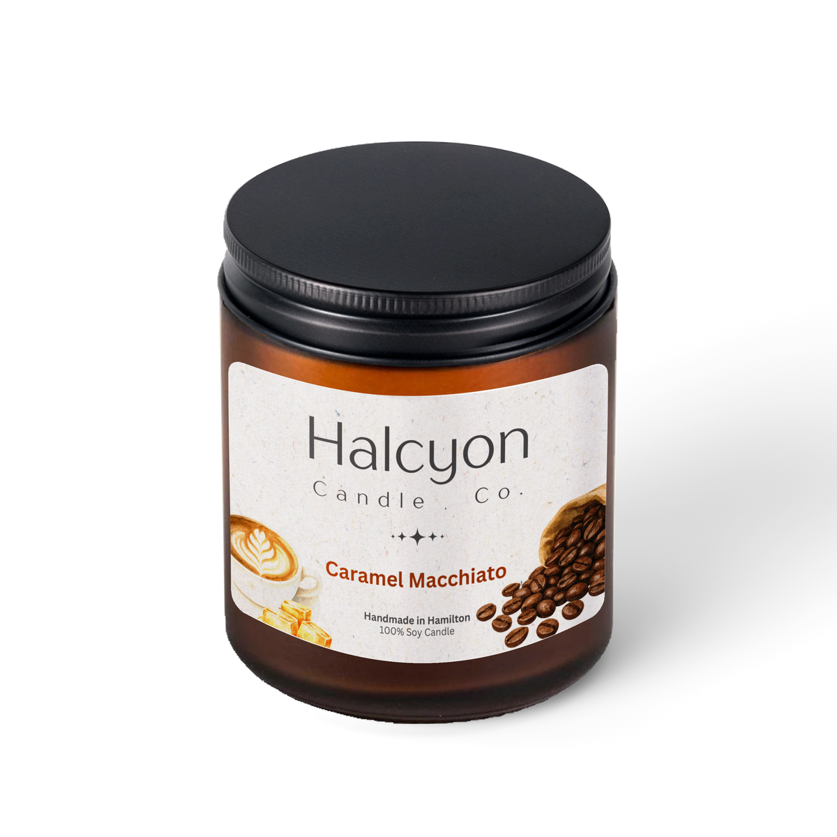 Halcyon Candle Co. Caramel Macchiato Candle