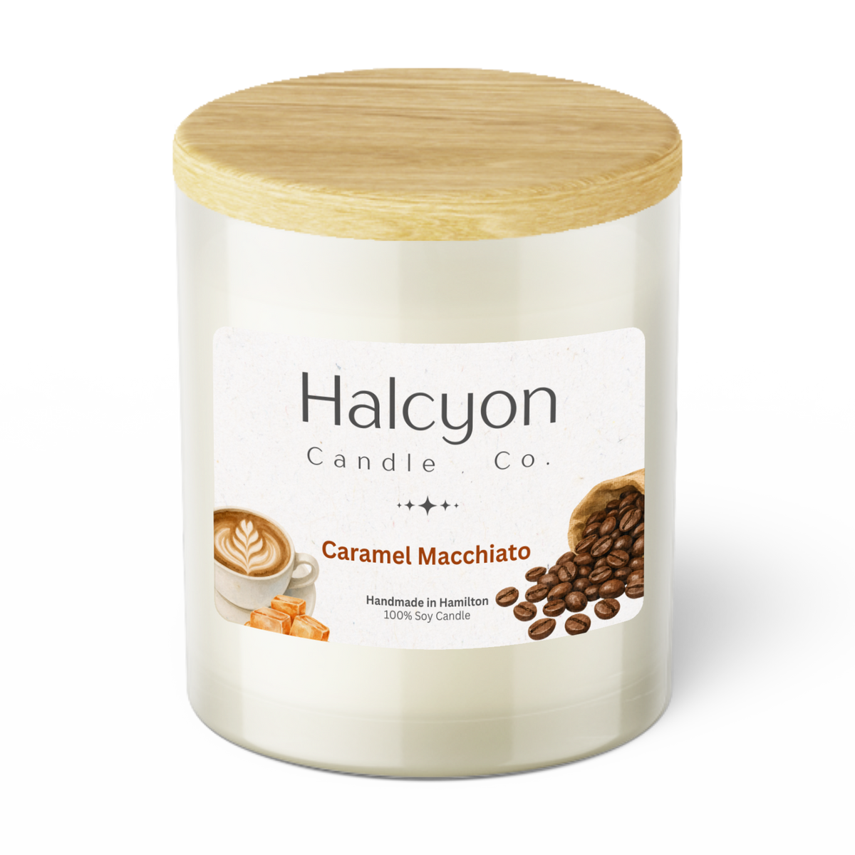 Halcyon Candle Co. Caramel Macchiato Candle
