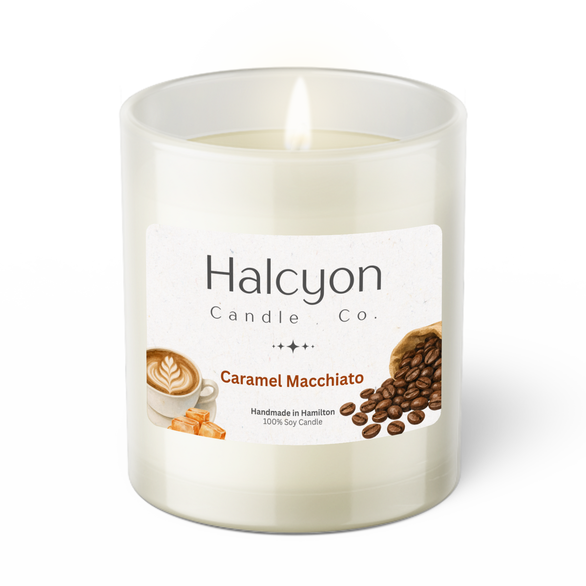 Halcyon Candle Co. Caramel Macchiato Candle