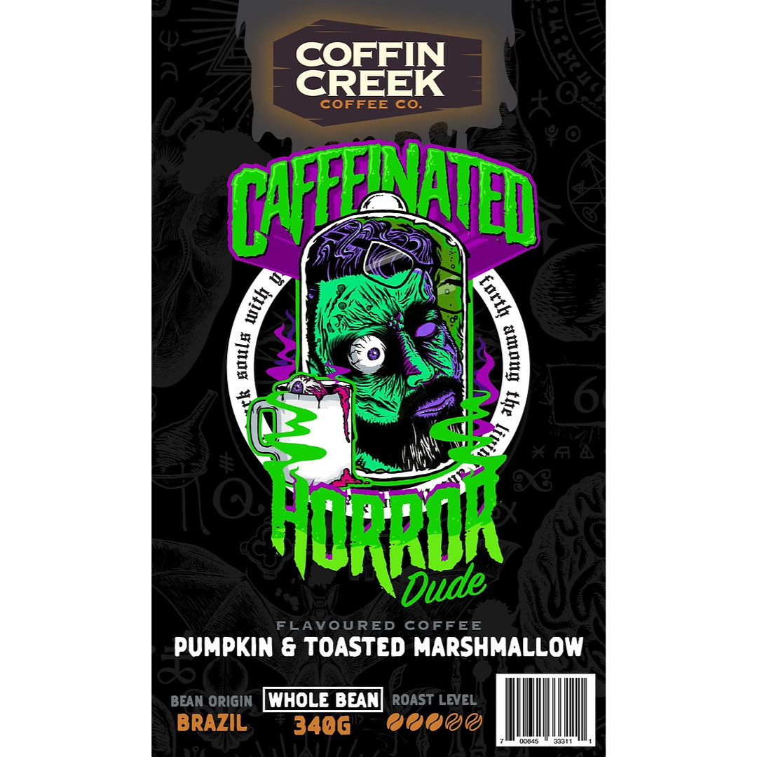 Coffin Creek Caffeinated Horror Dude Beans (12oz/340g)