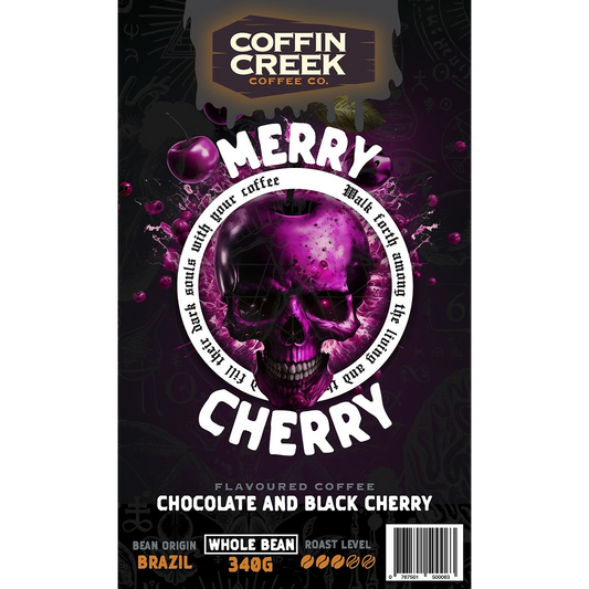 Coffin Creek Merry Cherry Bomb Beans - Seasonal (12oz/340g)