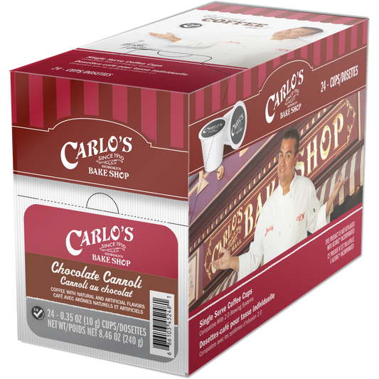 Carlo's Bake Shop™ Chocolate Cannoli (24 Pack)