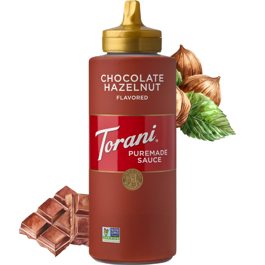 Torani® Puremade Chocolate Hazelnut Sauce (16.5oz/468g)